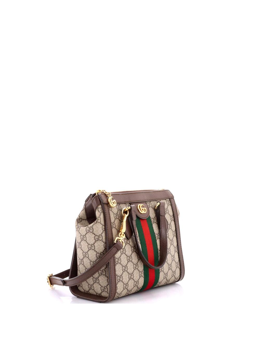 Gucci Ophidia Top Handle Tote Gg Coated #254868G16B - Picture 2 of 7
